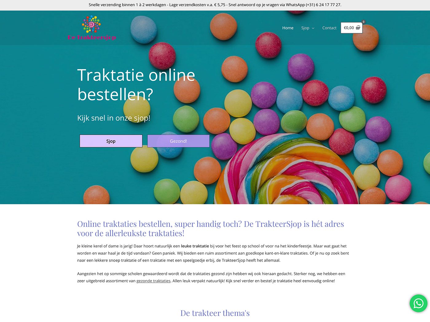 Webdesign_E-Commerce-De_Trakteersjop